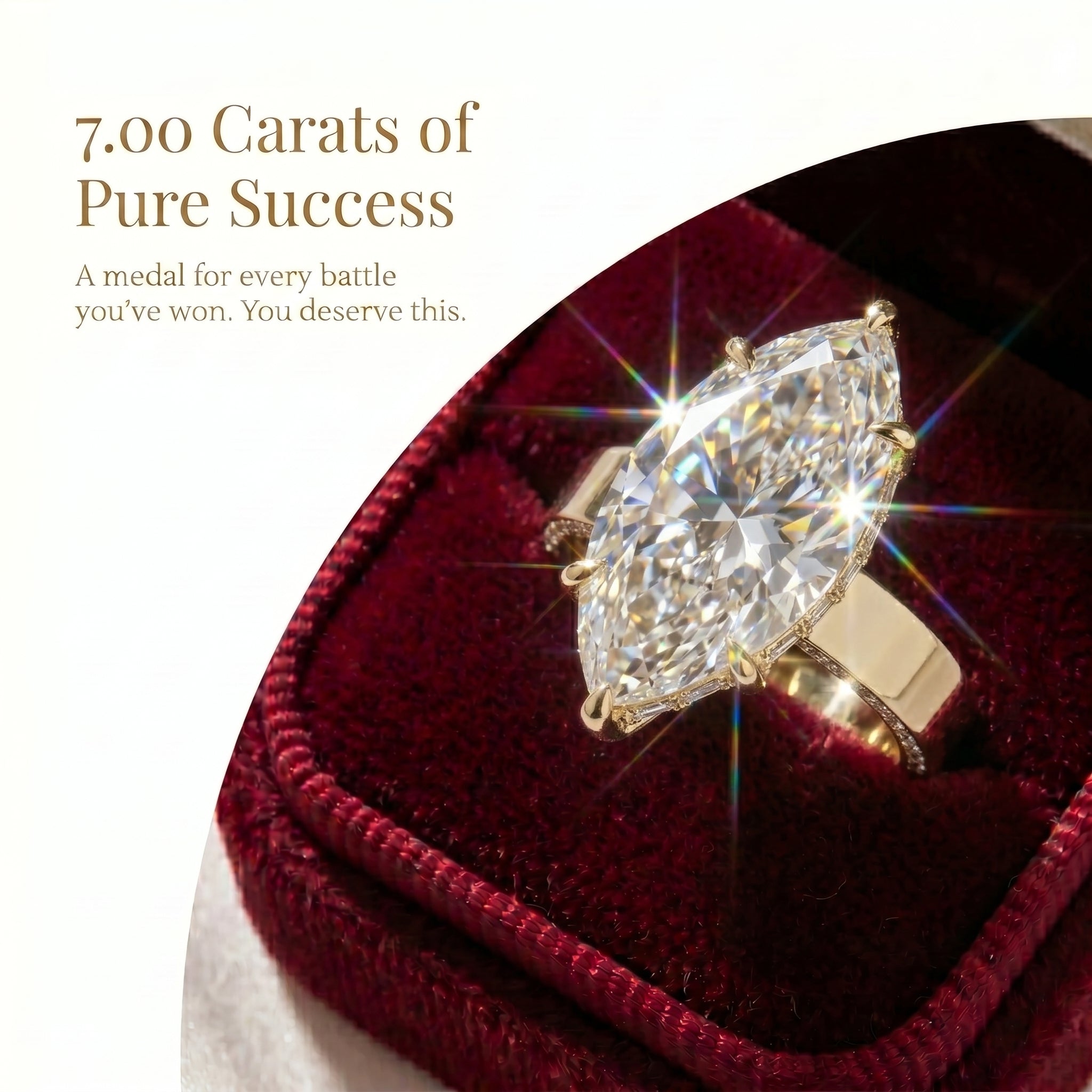 🚨 80% OFF TODAY: The 7ct Marquise "Duchess" Comfort Ring