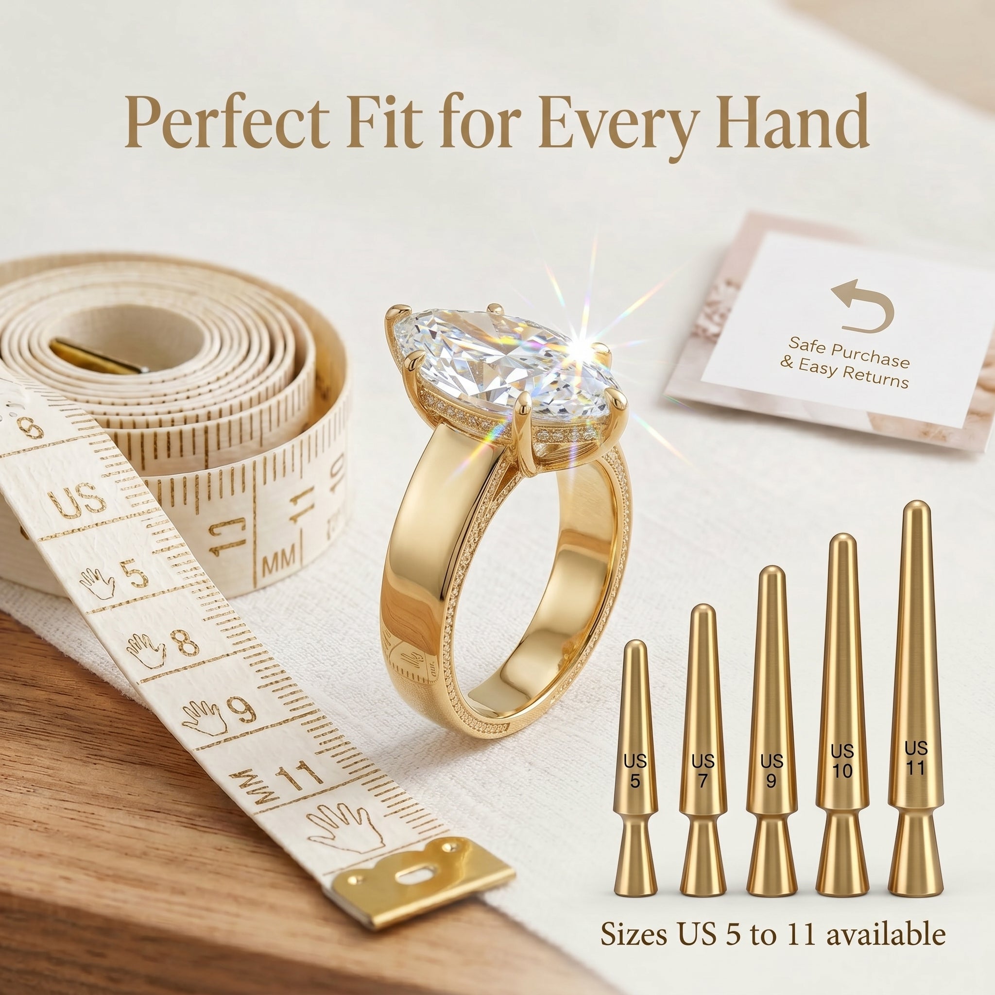 🚨 80% OFF TODAY: The 7ct Marquise "Duchess" Comfort Ring