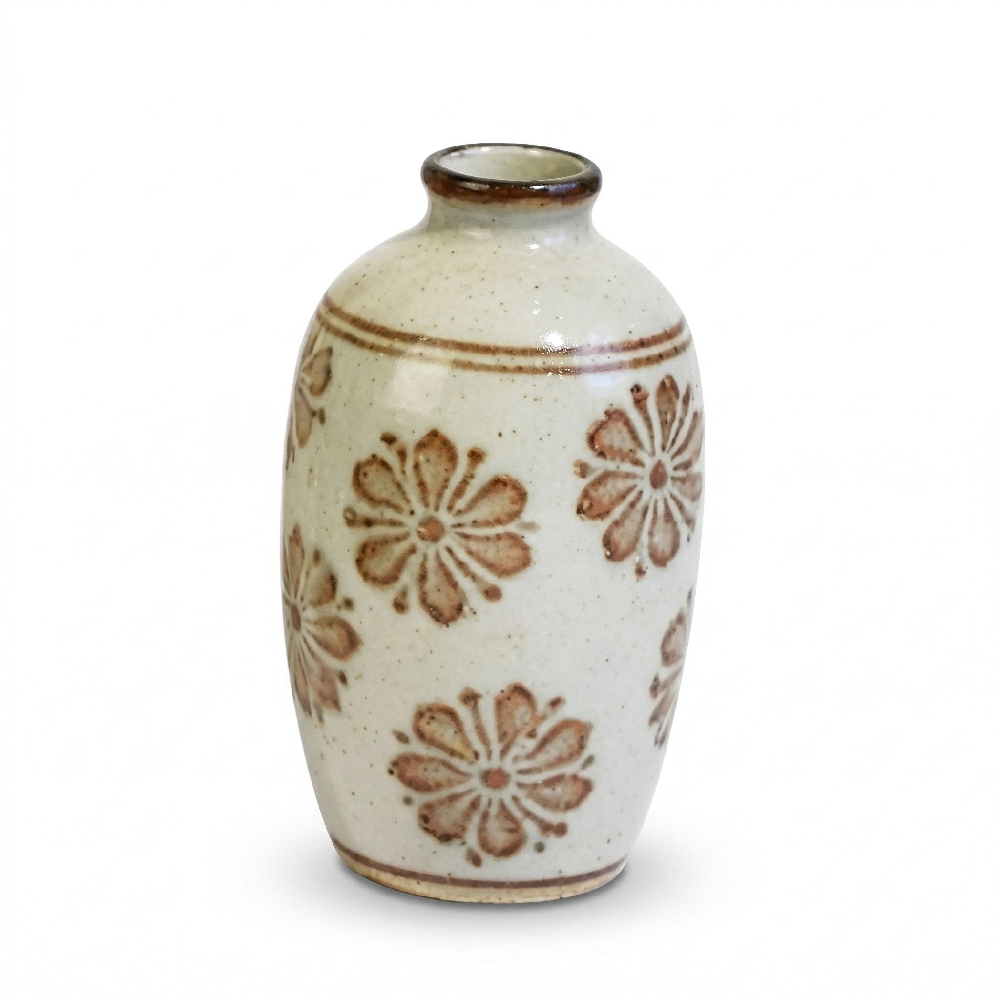 Vintage Floral Ceramic Decorative Vase