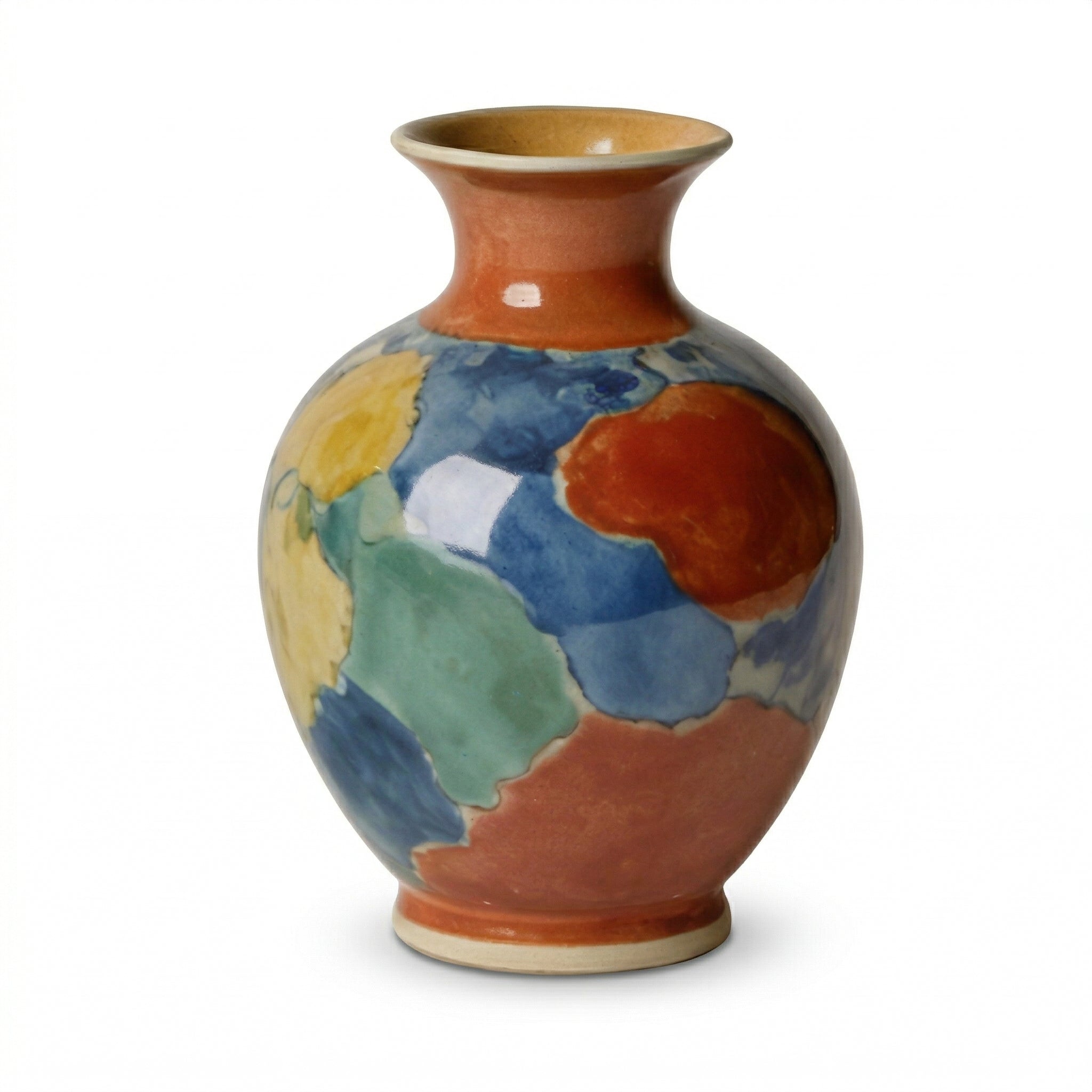 Abstract Multicolor Art Ceramic Vase