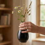 Glossy Gradient Ceramic Decorative Vase
