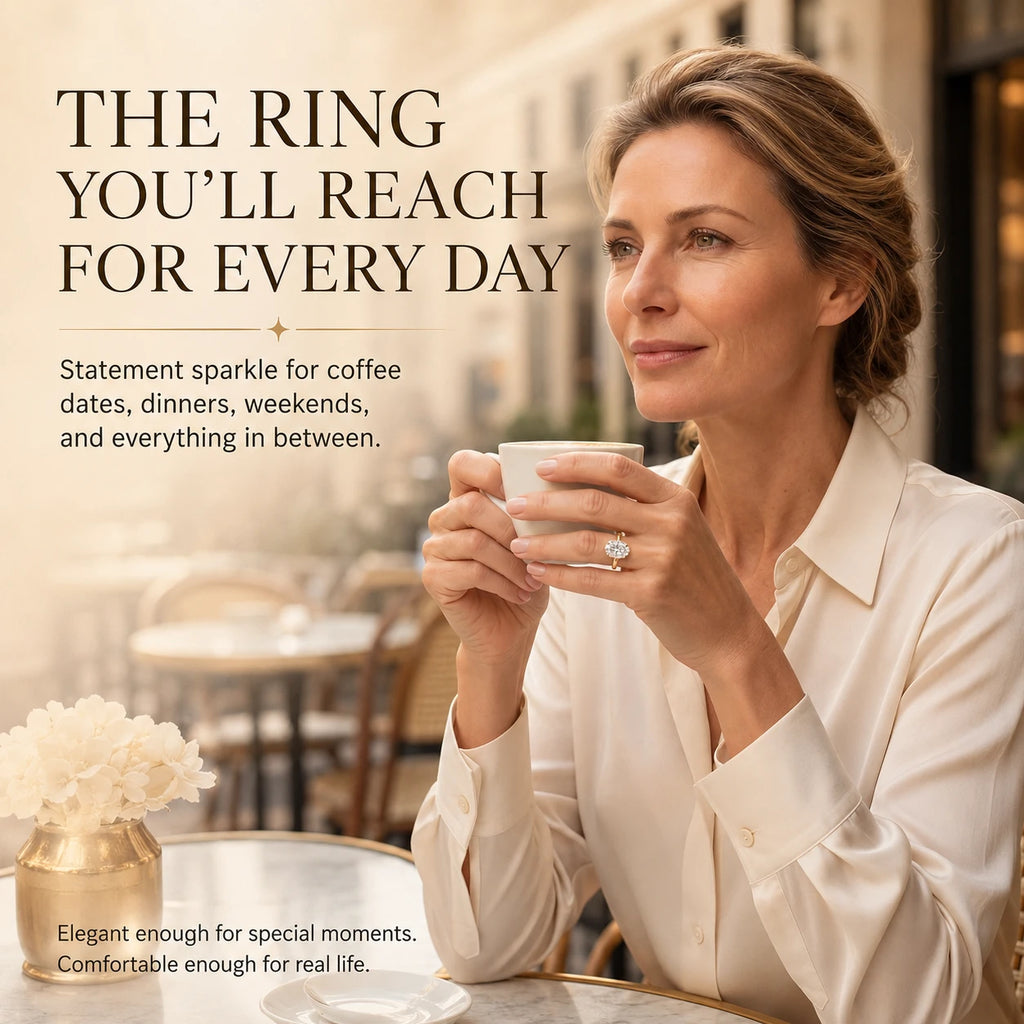 The Monte Carlo™ 6.09ct Oval Ring — Bigger Sparkle & Elegant Hands| Last Day Sale-90% OFF🔥