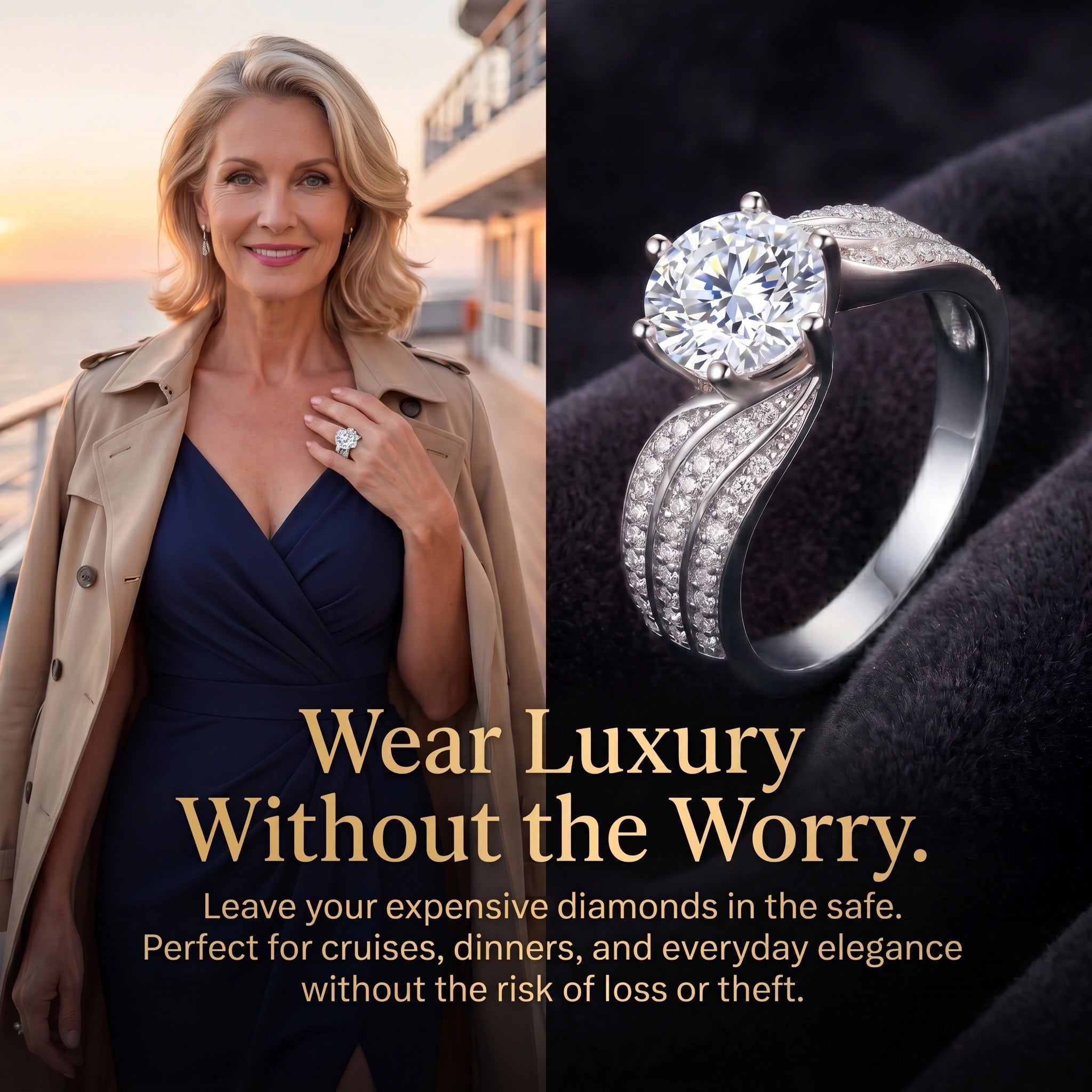 🚨 90% OFF TODAY: The 7ct Brilliant Round "Duchess" Comfort Ring