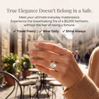 The Riviera Oval™ | 2.39ct Flawless Travel Ring | 90% OFF VIP Sale Only Today