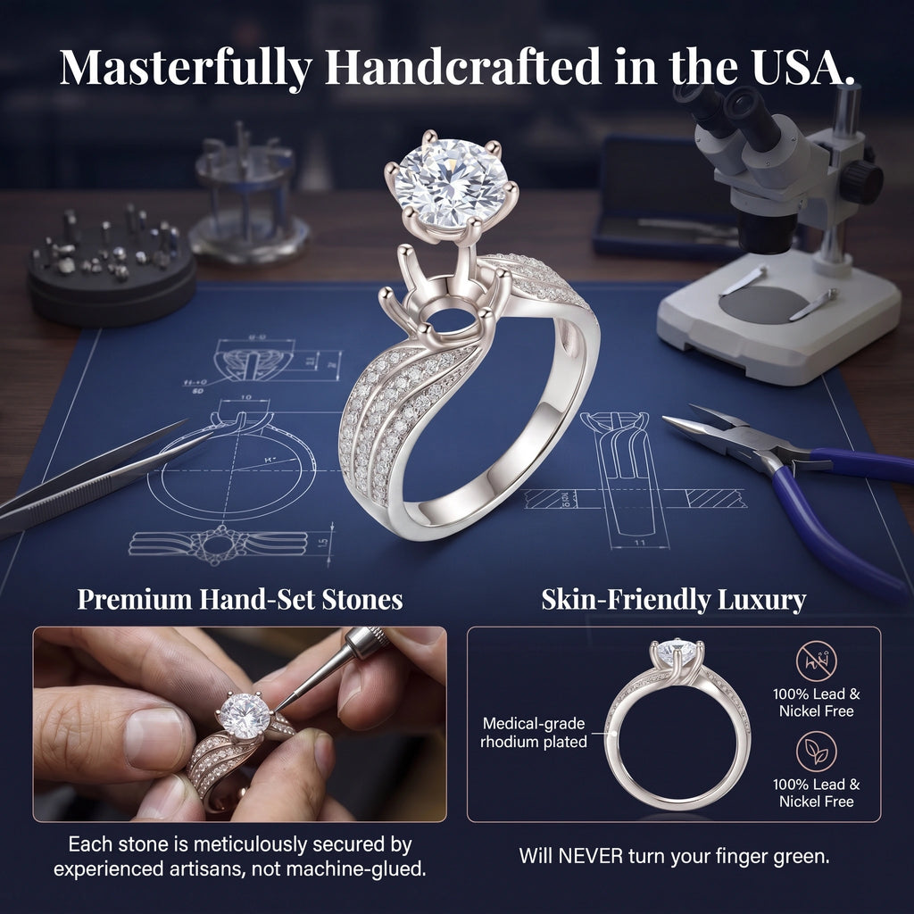 🚨 90% OFF TODAY: The 7ct Brilliant Round "Duchess" Comfort Ring