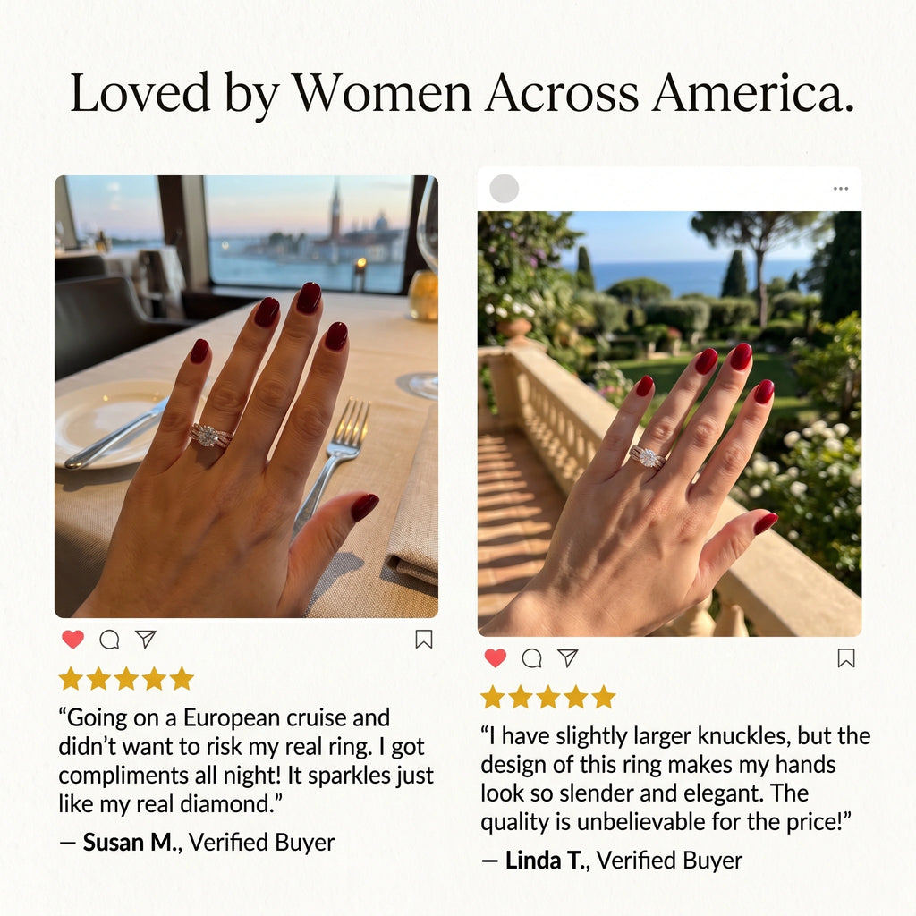 🚨 90% OFF TODAY: The 7ct Brilliant Round "Duchess" Comfort Ring