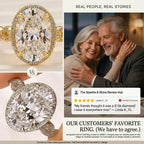 The Perfect Travel Ring: 1-6ct Oval Cut Twist Simulated Diamond Ring | Last Day Sale-90% OFF🔥