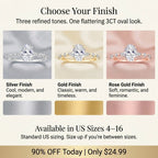 Last Day Sale-90% OFF🔥 The 3CT Oval Upgrade Ring — Longer-Looking Fingers & Everyday Comfort