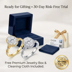 The Perfect Travel Ring: 1-6ct Oval Cut Twist Simulated Diamond Ring | Last Day Sale-90% OFF🔥