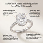 The Riviera Oval™ | 2.39ct Flawless Travel Ring | 90% OFF VIP Sale Only Today