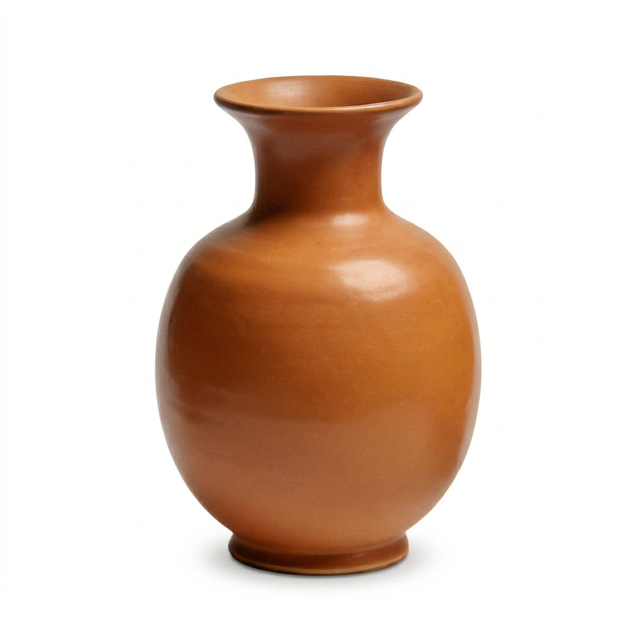 Rustic Brown Ceramic Decorative Vase