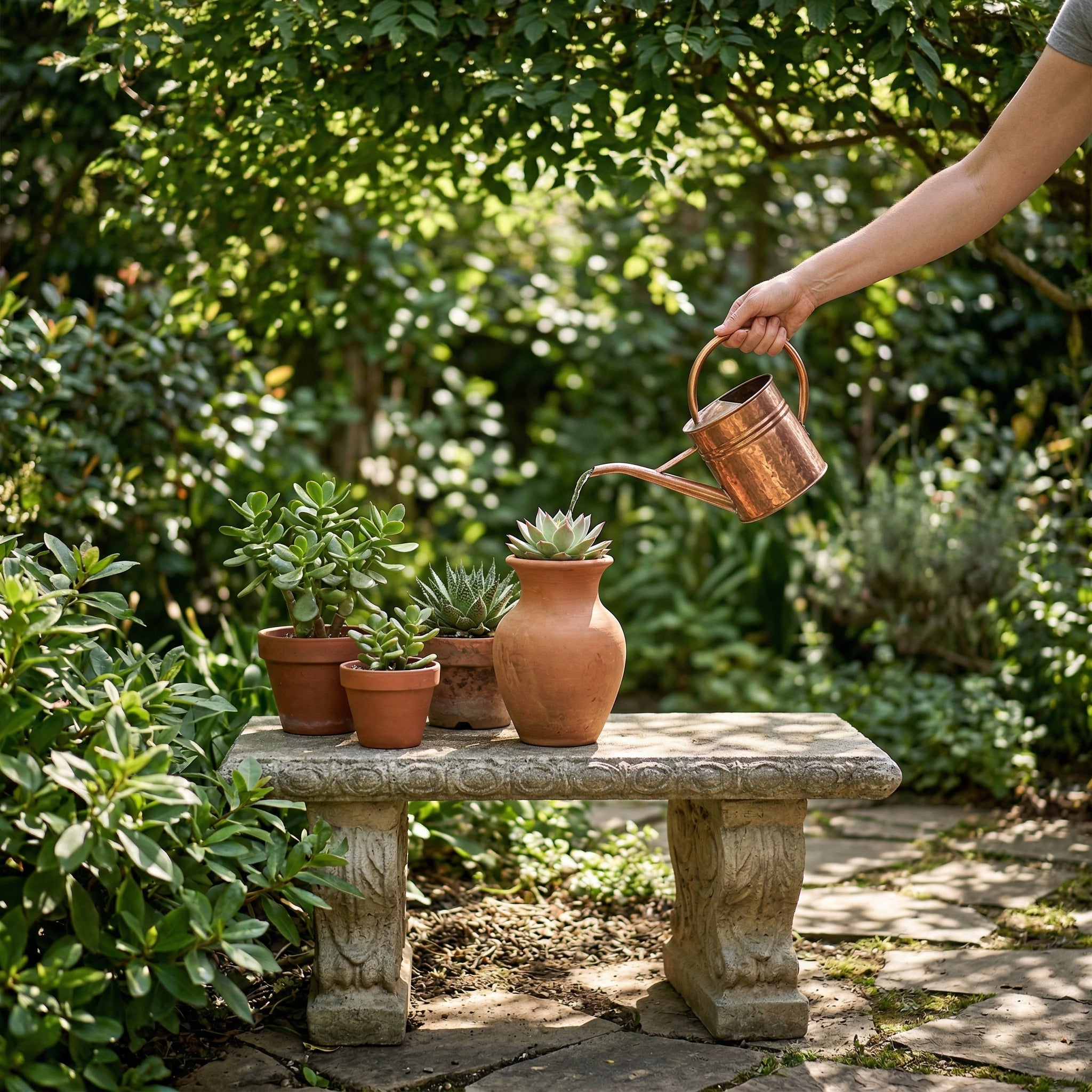 Rustic Brown Ceramic Decorative Vase