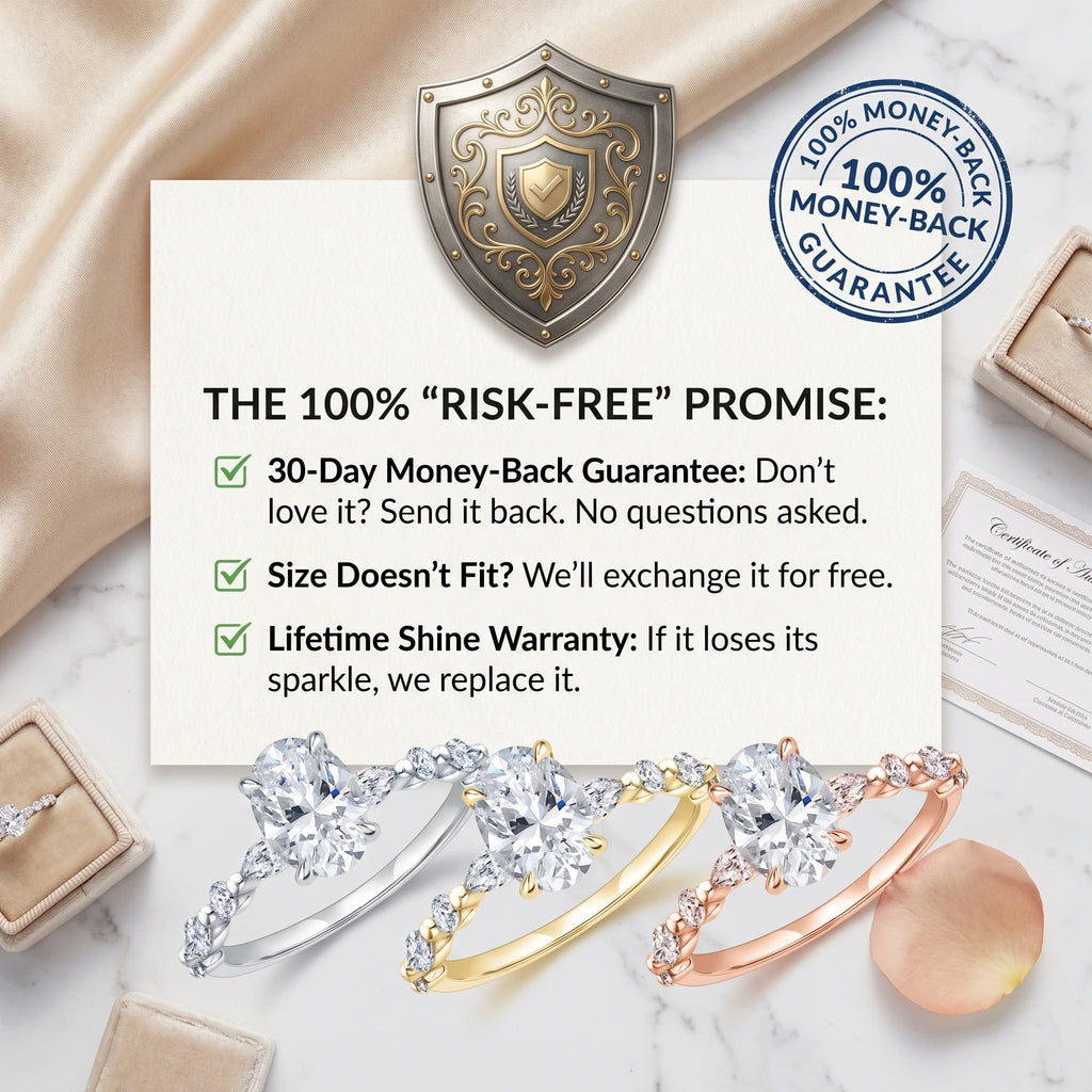 Last Day Sale-90% OFF🔥 The 3CT Oval Upgrade Ring — Longer-Looking Fingers & Everyday Comfort