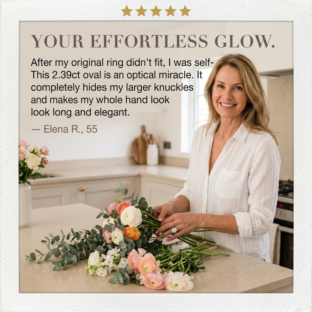 The Riviera Oval™ | 2.39ct Flawless Travel Ring | 90% OFF VIP Sale Only Today