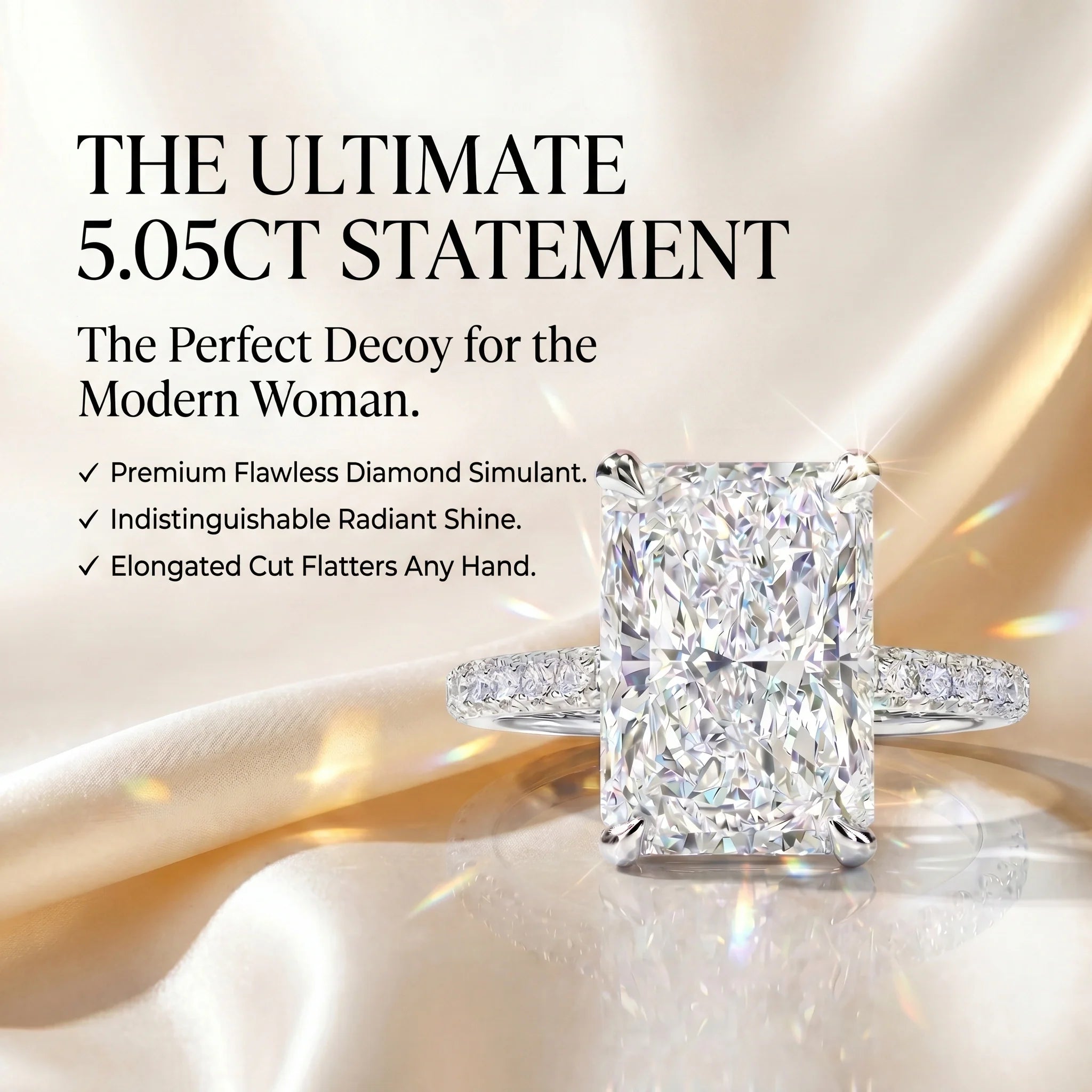 🔥90% OFF Last Day Sale The Youth-Revival Radiant Ring - Effortless Elegance, Slimmer Hands