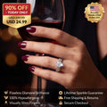 🚨 90% OFF TODAY: The 7ct Brilliant Round "Duchess" Comfort Ring