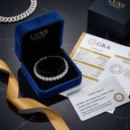 🔥 LAST DAY — 90% OFF 🔥 Dazzling 4mm Moissanite Tennis Bracelet – Diamond-Like Fire, 14K Gold Finish & Secure Double-Lock Clasp