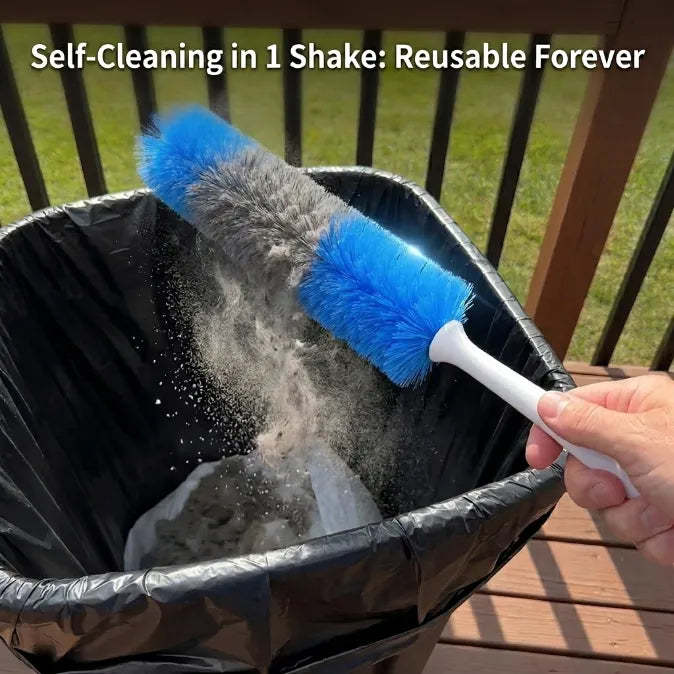 360° Bendable Microfiber Dust & Hair Duster – Flexible Gap Cleaner Brush for Blinds, AC Vents, Tower Fans & Pet Hair– Last Day 50% OFF 🔥