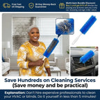 360° Bendable Microfiber Dust & Hair Duster – Flexible Gap Cleaner Brush for Blinds, AC Vents, Tower Fans & Pet Hair– Last Day 50% OFF 🔥