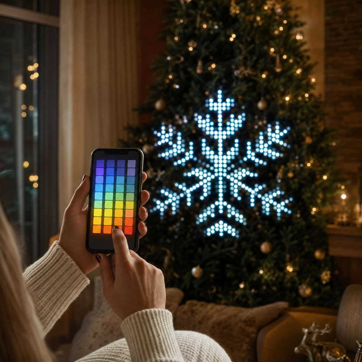 PineDazzle™ Smart Christmas Tree Lights — Change Your Tree From Your Phone
