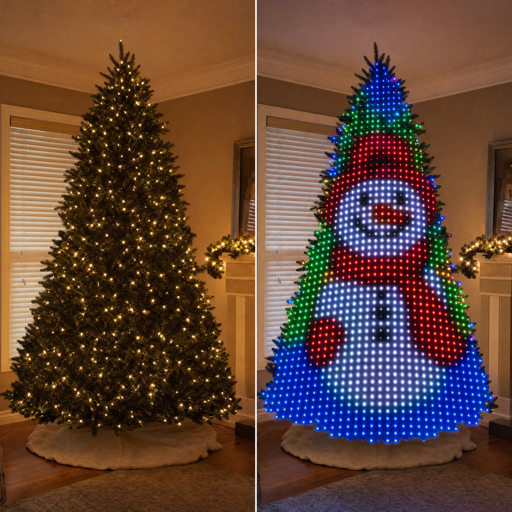 PineDazzle™ Smart Christmas Tree Lights — Change Your Tree From Your Phone