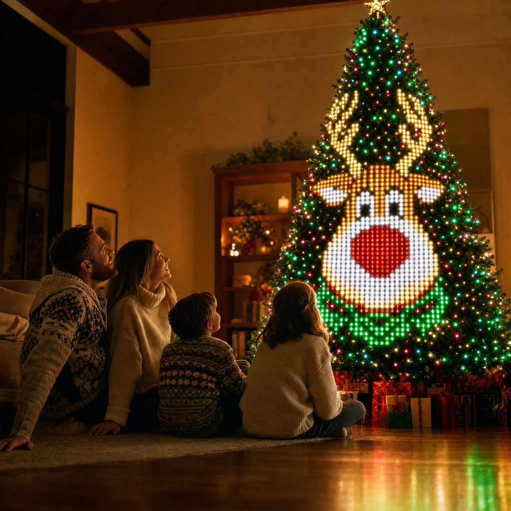 PineDazzle™ Smart Christmas Tree Lights — Change Your Tree From Your Phone